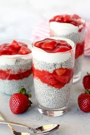 Strawberry Chia Seed Pudding Recipe Gluten Free Dessert Recipe Chia Seed Pudding Free Desserts Chia Recipe