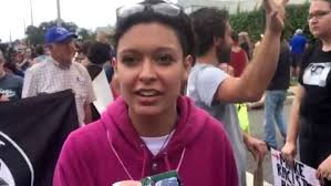 Woman kept out of Spencer media event