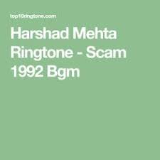 Harshad Mehta Ringtone Scam 1992 Bgm