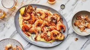This can be served either in a large serving bowl as a salad, or it can be divided into. Grilled Shrimp With Old Bay And Aioli Recipe Bon Appetit