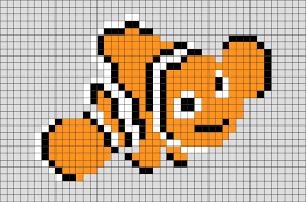 Resultat De Recherche D Images Pour Pixel Art Nemo Dessin Petit Carreau Dessin Quadrille Dessin Pixel
