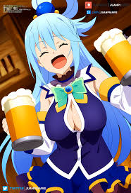 Rule34 - If it exists, there is porn of it  aqua (konosuba), beers   8302963