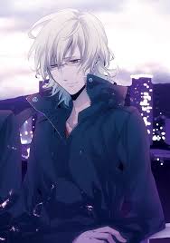 Adopted This Is Duke Age 17 He Is A Vampire He Flirts Alot He Is Very Smart He Comes From T Anime Guys Anime Guys With Glasses White Hair Anime Guy