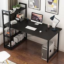 Your screen is no longer black and white. Wehome Computer Study Table Wood And Metal Gaming Table Desk With Shelf For Home Office 120 60cm Shopee Philippines