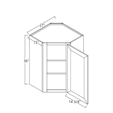 6405) see more by breaktime. Wall Diagonal Corner Cabinet 27 X 36 X 15 Sedona Discount Kitchen Direct