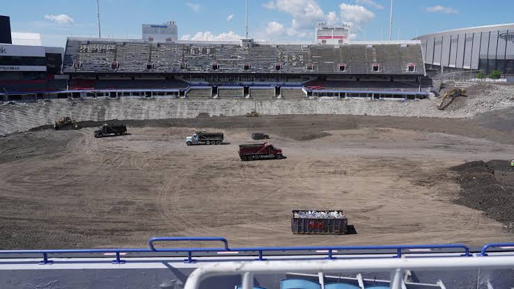 Highmark Stadium demolition shows Bills stadium torn apart