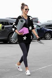 Designed as a moving meditation. Alessandra Ambrosio Is All Smiles As She Heads To A Yoga Studio With Nicolo Oddi In