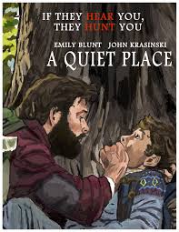 A quiet place (2018) alternative poster. A Quiet Place 2018 Alternative Poster A Quiet Place Movie Best Movie Posters Apocalyptic Movies