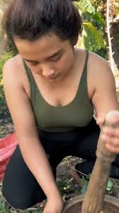 Rise refining activities according to ancient traditions, FOLLOW :-  @teriyabarbara, [ survival skills, bushcraft, skills, outdoors, bamboo,  Teriya Barbara, forest, reels, instagram, Life hacks, reels ...