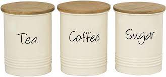 Find many great new & used options and get the best deals for new canister bathroom storage tissue chrome stainless steel at the best online prices at ebay! Ehc Set Of 3 Tea Coffee And Sugar Storage Canisters Jars Cream Amazon Co Uk Diy Tools