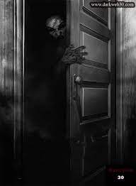 midnight game door handles horror decor