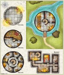337 Innfort Exfort Elven Tower Adventures Map Fantasy Map Dungeons And Dragons Homebrew