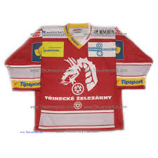 The team's main sponsors are the local třinec iron and steel works. Hc Trinec Ocelari 2012 13 Czech Extraliga Hockey Jersey Jiri Hudler Dark