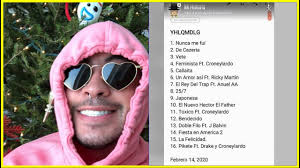 The protagonist of si veo can't stop burdening the bros with how much he misses his ex, even when they take him out to get his mind off her. Tracklist Del Proximo Album De Bad Bunny Yhlqmdlg Bad Bunny Ft Anuel Drake Youtube