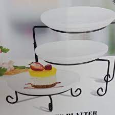 Free plans to build a simple serving tray. Porcelain 3 Tier Serving Tray Rectangular Dessert Stand Serving Platter Shopee Philippines