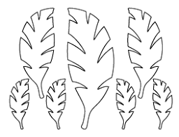 Free printable coconut tree leaf pattern. Free Nature Patterns For Crafts Stencils And More Page 5 Leaf Template Printable Leaf Coloring Page Leaf Template