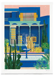 Jardin Majorelle In 2020 Illustration Art Drawings Drawings