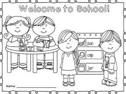 Back To School Coloring Sheet K 2nd Grades School Coloring Pages Welcome To School First Day Of School Activities