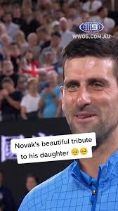 Novak's Heartwarming Tribute to His Daughter