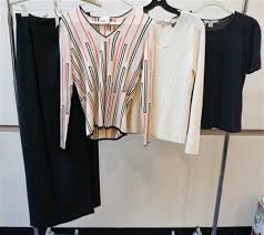 We did not find results for: Lot Belford Cashmere Cable Knit Sweater M Belford Silk V Neck Blouse S Belford Cotton Shirt S And Aj Bari Black Skirt 8