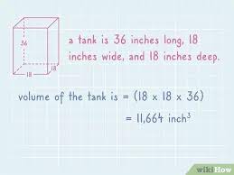 The weight of the water in the aquarium 2. How To Figure How Many Gallons In A Tank 11 Steps With Pictures