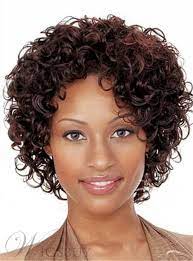 New Short Curly Capless Synthetic Hair Wig 10 Inches Curly Hair Styles Curly Weave Hairstyles Hair Styles