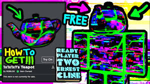 How To Get 1x1x1x1 S Teapot Roblox Ready Player Two Event Youtube
