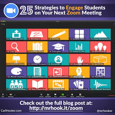 25 Strategies To Engage Students On Your Next Zoom Meeting Hooked On Innovation In 2020 Student Engagement Student Engagement Strategies Online Learning