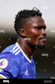 Leicester City's Daniel Amartey during the pre-season friendly match at the  Pirelli Stadium, Burton-Upon-Trent. Picture date: Saturday July 24, 2021  Stock Photo