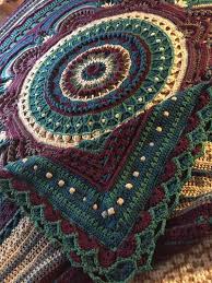 The crochet mandala is a common crochet pattern to work crochet. Crochet Mandala Mandala Afghan King Size Free Shipping Price Reduced Crochet Mandala Mandala Crochet