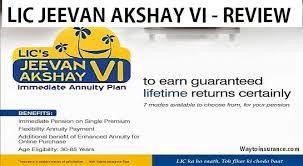 Lic Jeevan Akshay Vi Review Waytoinsurance Com