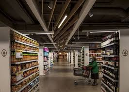 Spar Flagship Store In Budapest By Lab5 Architectsinspirationist Inspirationist Supermarket Display Supermarket Design Retail Store Design