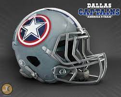 Dallas Captains Football Helmets Helmet Cowboys Helmet