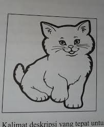 Suatu kalimat dinyatakan efektif apabila memiliki unsur yang utuh dan tepat, seperti adanya subjek, predikat, objek, dan sebagainya. Kalimat Deskripsi Yang Tepat Untuk Gambar Di Atas Adalah A Kucing Merupakan Hewan Yang Dekat Brainly Co Id