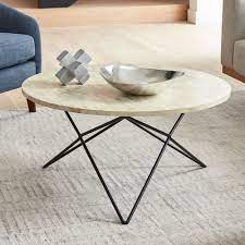The bold grey and white stripe is a versatile complement to any interior style. Buy Online Adeline Bone Inlay Coffee Table Now West Elm Uae