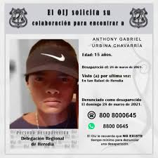 🚨¡DOS MENORES DESAPARECIDOS EN SAN RAFAEL DE HEREDIA!🚨 La Sección de  Delitos varios del OIJ, solicita la colaboración de las personas para  localizar a los dos menores de 15 años, Luis José