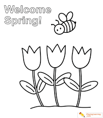 Be sure to scroll down the page to see all our free spring coloring sheets. Spring Coloring Page 08 Free Spring Coloring Page