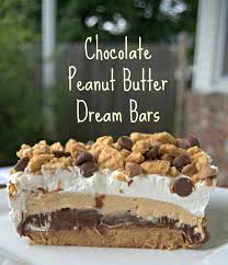 Chocolate Peanut Butter Dream Bars 365 Days Of Baking Peanut Butter Desserts Dessert Bars Dessert Recipes