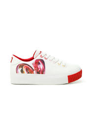 Desigual bela superge s platformo Shoes Street Heart - Ženski čevlji •  ZOOT.si