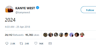 Kanye west's celebrity friends are unfollowing him on twitter. Kanye West Tweeted 2024 And Twitter Thinks It S A Political Hint The Fader