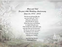 40th Wedding Anniversary Poem Gift For Mom Dad Anyone Wedding Anniversary Poems Anniversary Poems 40th Wedding Anniversary