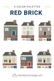 But black trim might be too dark overall, or just too predictable. The Best Paint Color Palettes For Red Brick Houses