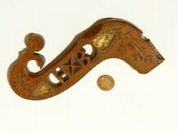 A highly decorated knitting needle sheath imported into the netherlands 19th century. 1879 Hxb Love Hearts Love Token Hauxwell Bayles Family Knitting Sheath 4 Ebay