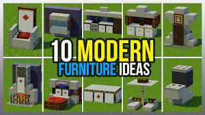 See more ideas about minecraft furniture, minecraft, minecraft furniture ideas. 10 Modern Furniture Ideas Minecraft Youtube