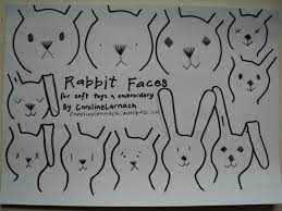 See more ideas about bunny face, bunny, applique. Rabbit Faces For Embroidery And Soft Toys Caroline Larnach