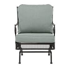 Hampton Bay Amelia Springs Rocking Outdoor Lounge Chair With Spa Cushions 2 Pack Fg Mdlch The Home Depot Lounge Chair Outdoor Outdoor Lounge Hampton Bay