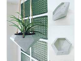 A Diamond Shape Hanging Plant Pot With Three Equidistant Holes Hanging Planters Hanging Plants Planters