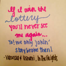 Vanessa And Usnavi In The Heights In The Heights Lin Manuel Theatre Kid