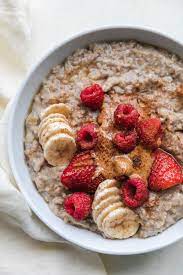Lihat ide lainnya tentang makanan. Banana And Egg White Stovetop Oatmeal Becks Lives Healthy