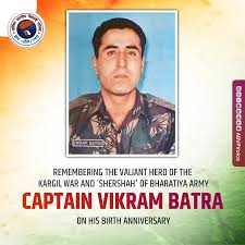 ABVP | Humble tributes to Captain Vikram Batra, a true embodiment of  courage and patriotism, on his birth anniversary. His fearless  leadership... | Instagram